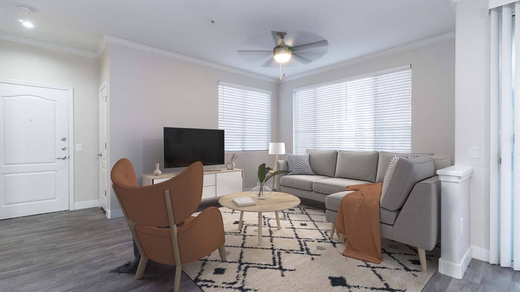 Renovated living room